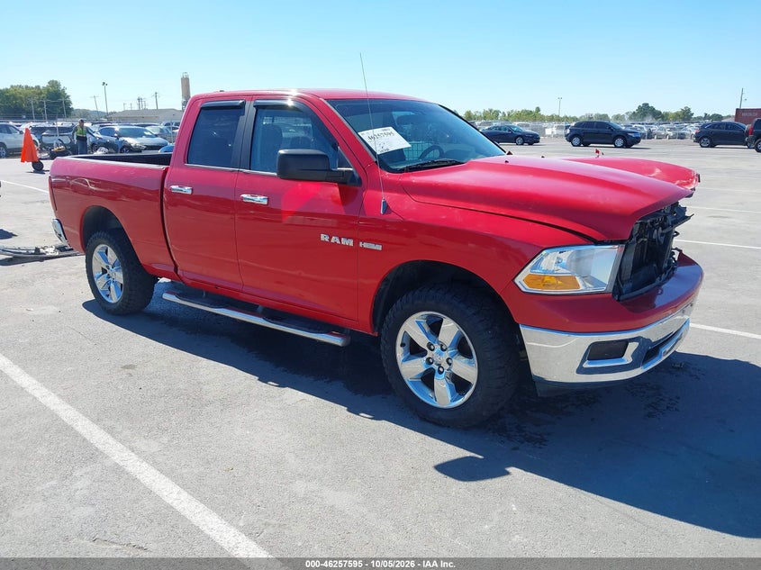 Vin: 1d7rv1gt7as109968, lot: 46757664, dodge ram 1500 slt/sport/trx 20101