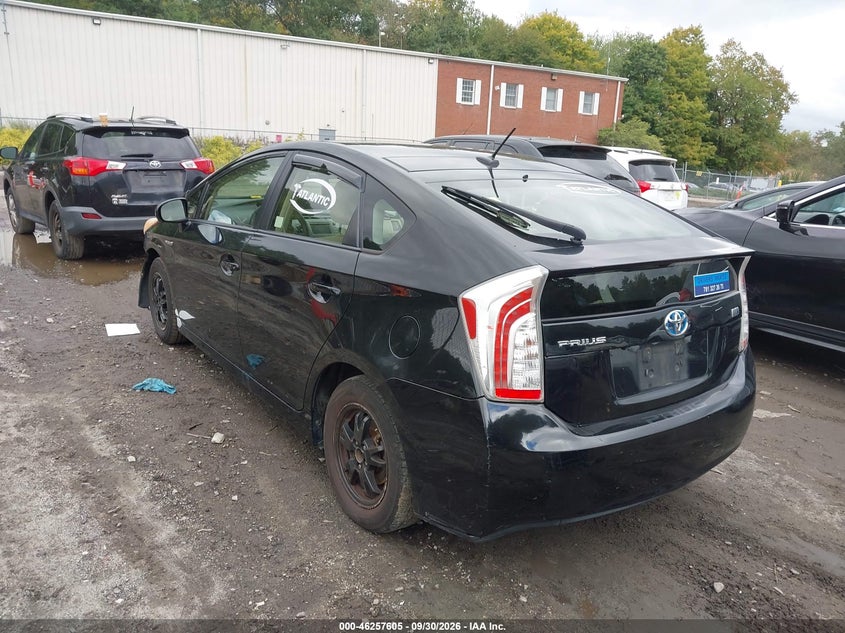 Vin: jtdkn3du9c5493046, lot: 46757674, toyota prius three 20123