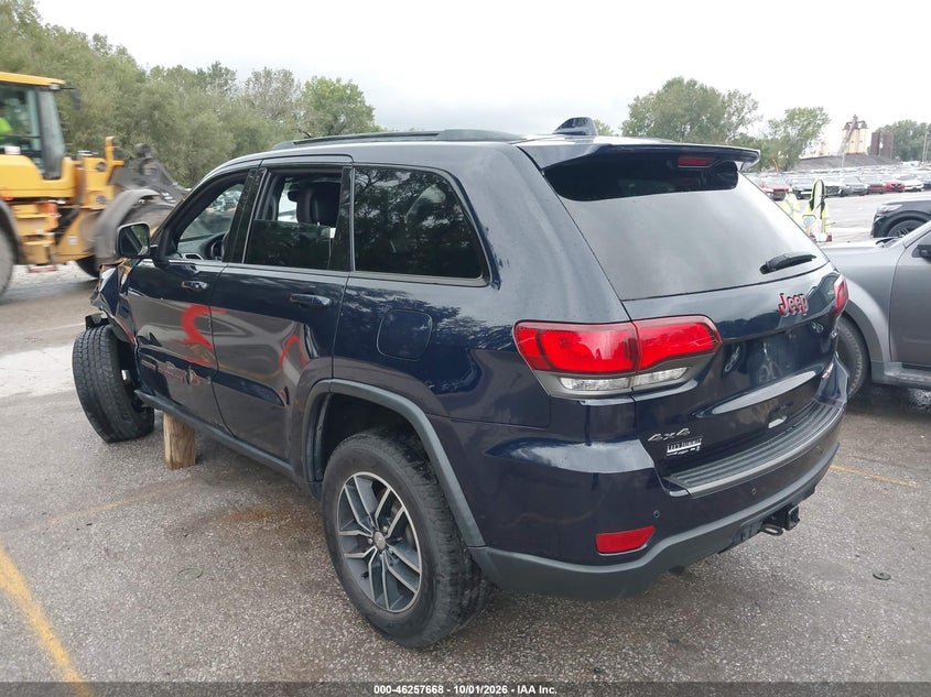 Vin: 1c4rjflg9jc418797, lot: 46757737, jeep grand cherokee trailhawk 4x4 20183