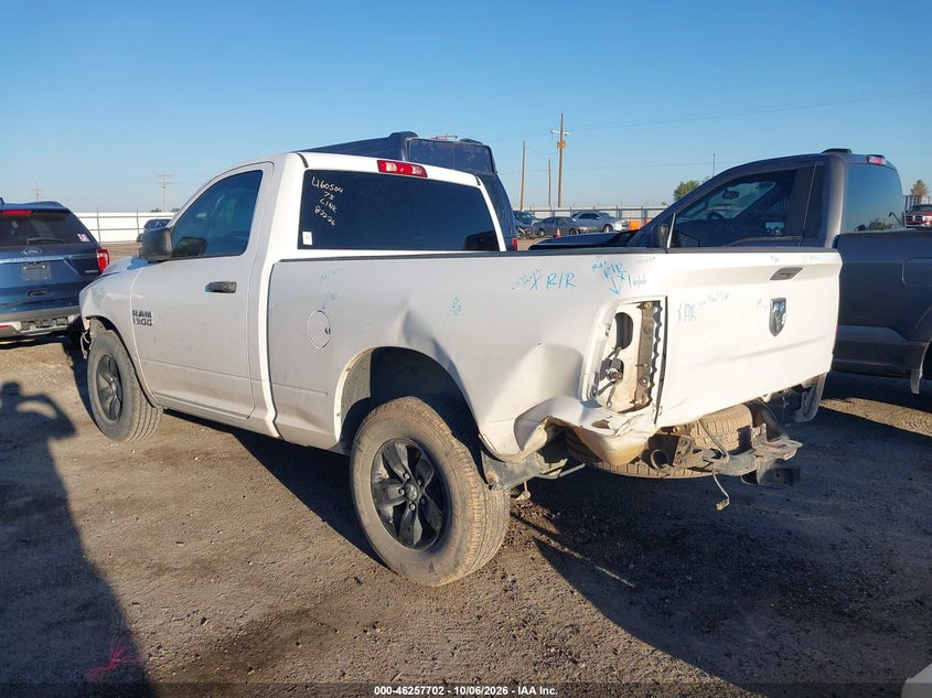 Vin: 3c6jr6ag9jg154395, lot: 46757771, ram 1500 express  4x2 6'4 box 20183