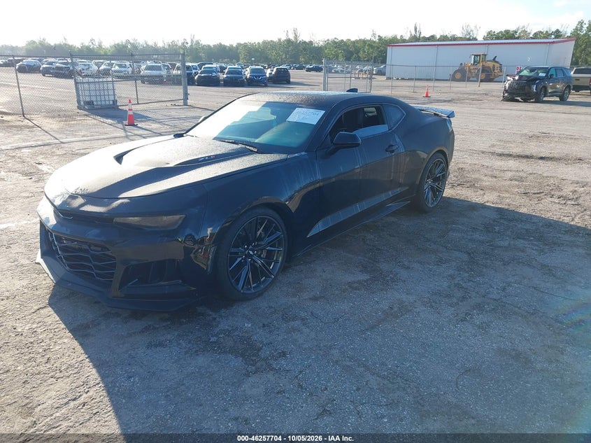 2017 Chevrolet Camaro Zl1, Flood, IAAI, VIN 1G1FJ1R68H0205462 — photo 2