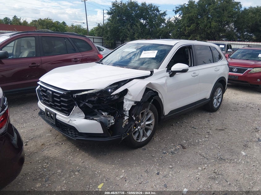 2025 Honda Cr-V Ex-L Awd, Left Front, IAAI, VIN 2HKRS4H74SH466742 — photo 2