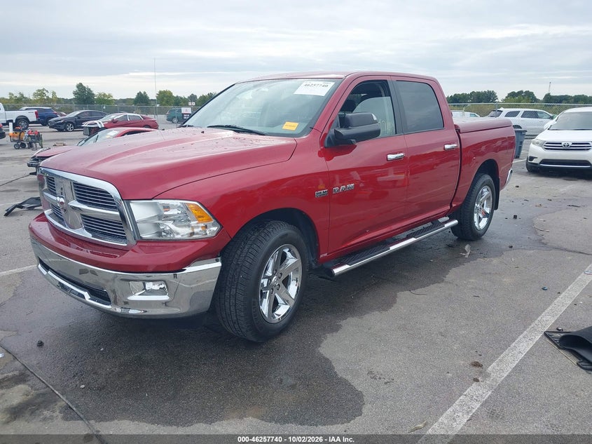 2010 Dodge Ram 1500 Slt/Sport/Trx, Левый перёд, IAAI, VIN 1D7RV1CT5AS261530 — фото 2