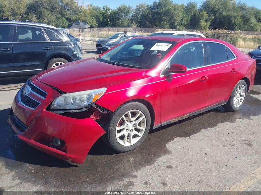2013 Chevrolet Malibu Eco, Front End, IAAI, VIN 1G11D5RR0DF105589 — photo 2