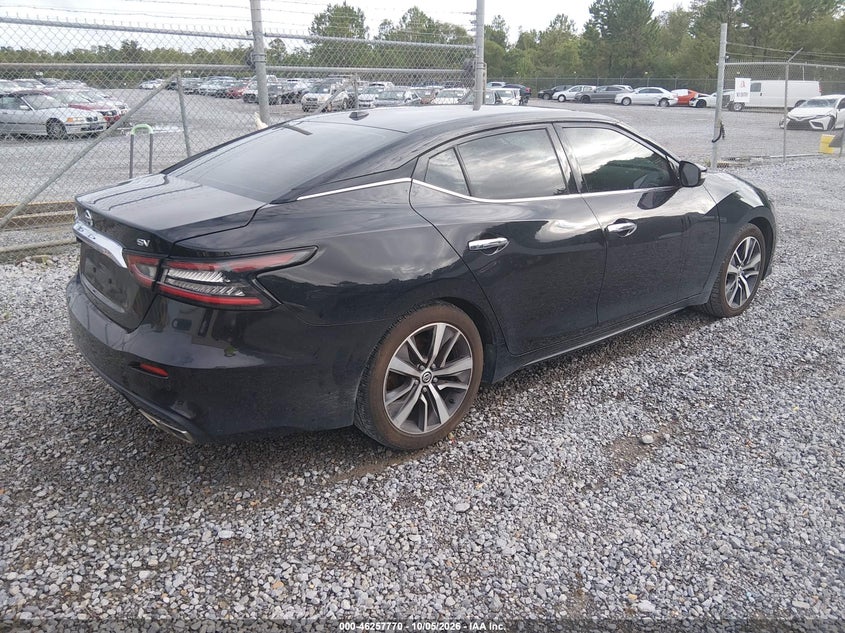 Vin: 1n4aa6cv3lc381153, lot: 46757839, nissan maxima sv xtronic cvt 20204
