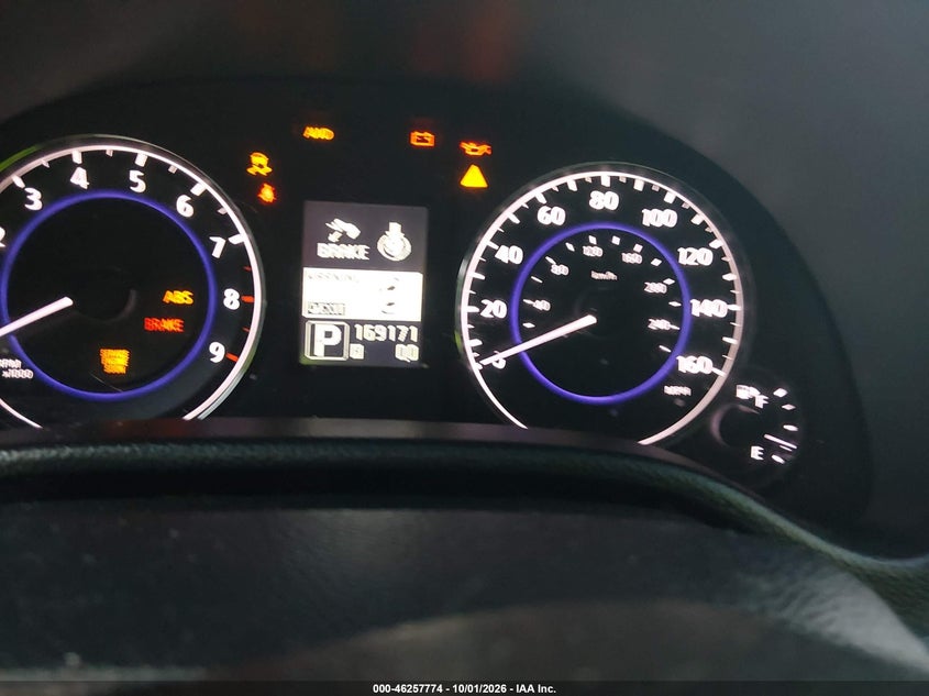 INFINITI G37X 2012 VIN JN1CV6EL3CM473461
