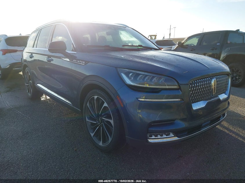 Vin: 5lm5j7wcxlgl29001, lot: 46757847, lincoln aviator reserve 20201