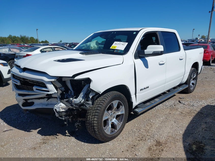 Vin: 1c6srfjt4pn538117, lot: 46757851, ram 1500 laramie  4x4 5'7 box 20232