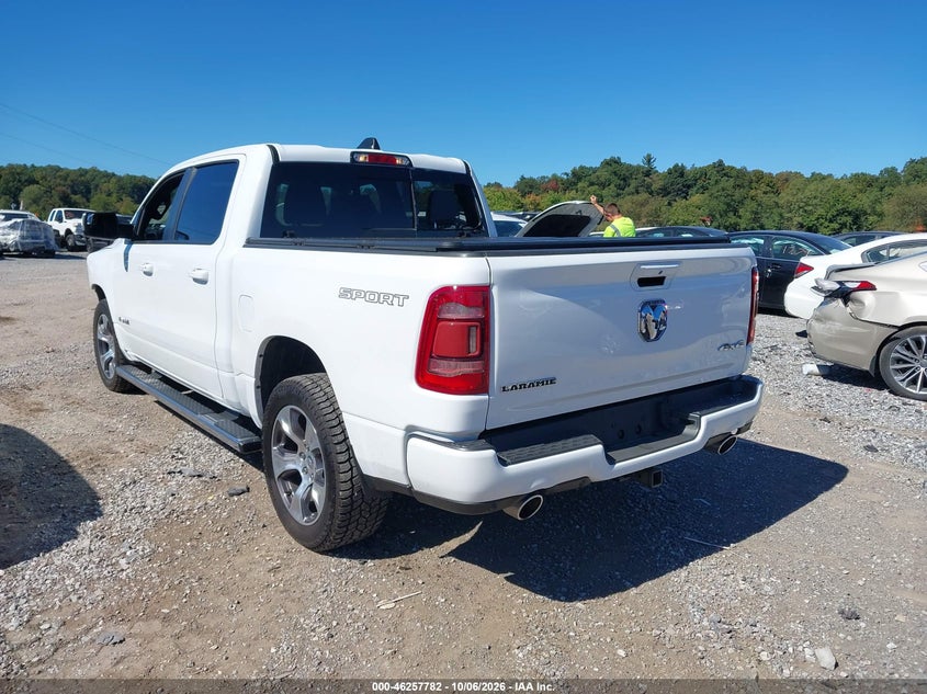 Vin: 1c6srfjt4pn538117, lot: 46757851, ram 1500 laramie  4x4 5'7 box 20233