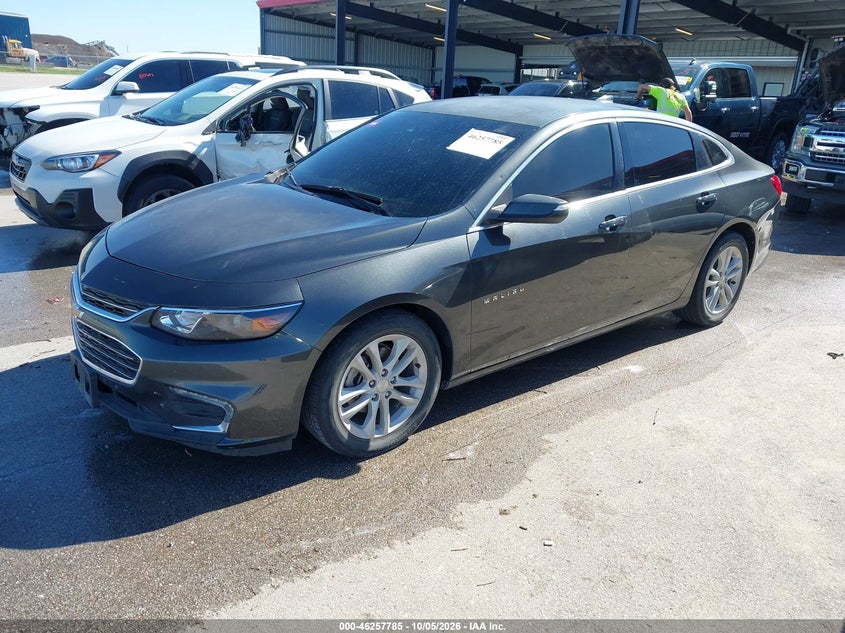 Vin: 1g1ze5st9gf245246, lot: 46757854, chevrolet malibu 1lt 20162