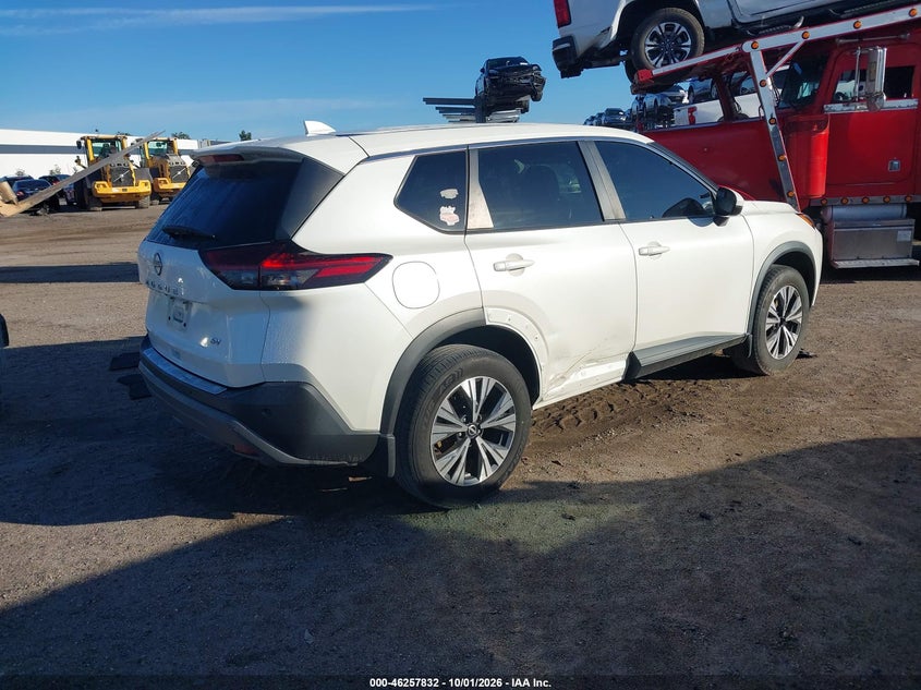 Vin: 5n1bt3ba6nc722114, lot: 46757901, nissan rogue sv fwd 20224