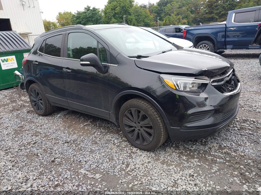 Vin: kl4cjesb6kb800468, lot: 46757902, buick encore awd preferred 20191