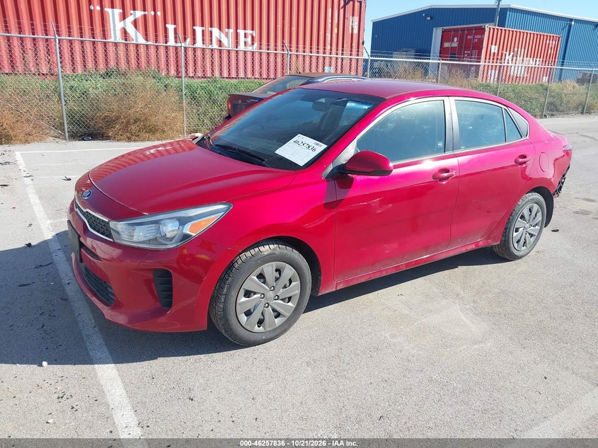 Vin: 3kpa24ad5le273616, lot: 46757905, kia rio s 20202