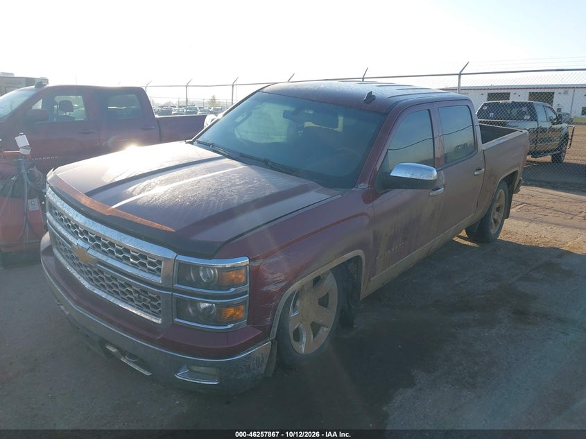 Vin: 3gcuksec2eg301169, lot: 46757936, chevrolet silverado 1500 1lz 20142