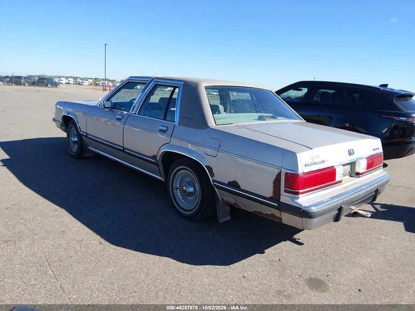 MERCURY GRAND MARQUIS 1991 VIN 2MECM75F8MX682428