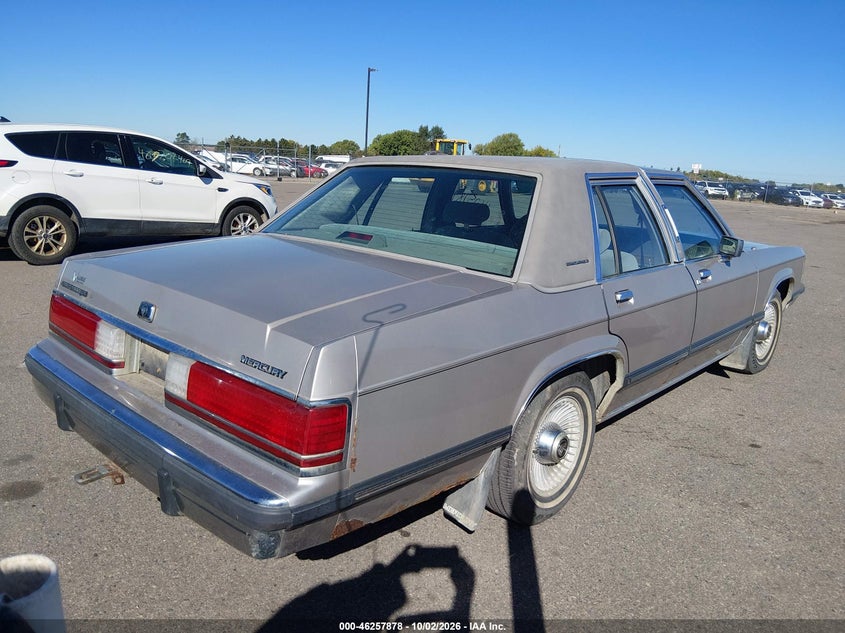 MERCURY GRAND MARQUIS 1991 VIN 2MECM75F8MX682428