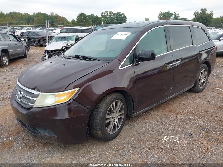 Vin: 5fnrl5h66cb138149, lot: 46757988, honda odyssey ex-l 20122