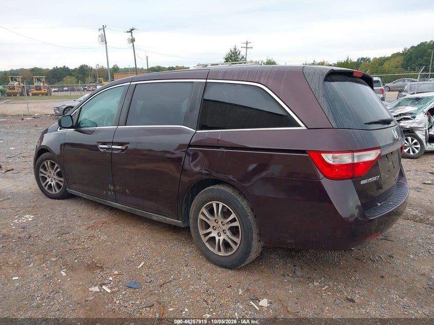 Vin: 5fnrl5h66cb138149, lot: 46757988, honda odyssey ex-l 20123