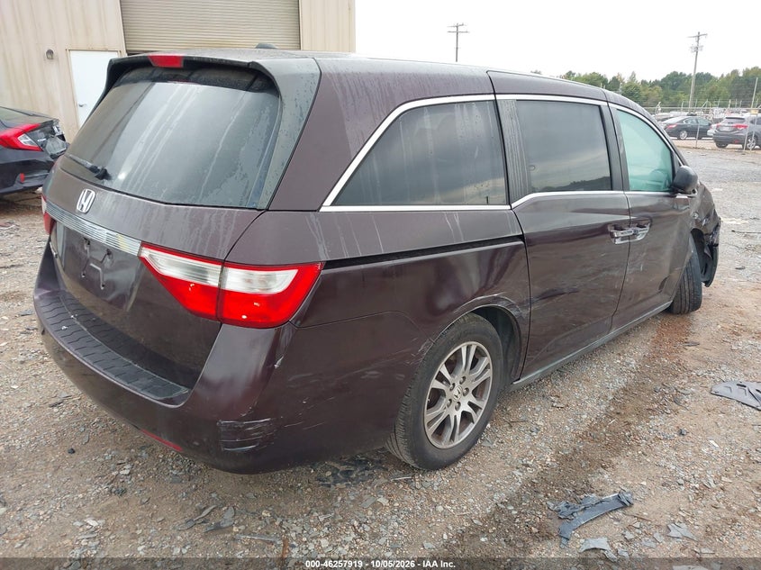 Vin: 5fnrl5h66cb138149, lot: 46757988, honda odyssey ex-l 20124
