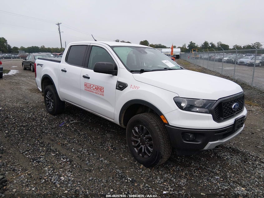 Vin: 1fter4fh5mld28955, lot: 46758004, ford ranger xlt 20211