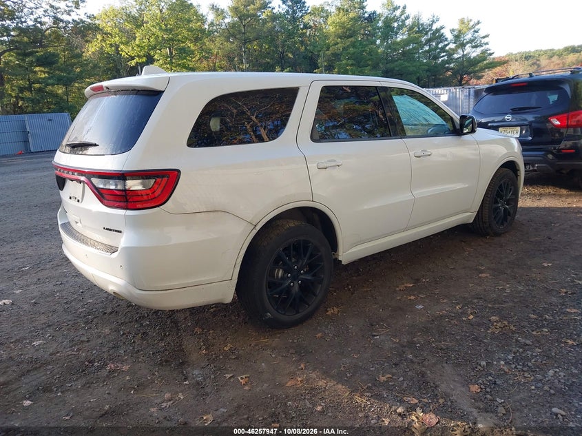 Vin: 1c4rdjdg9fc690010, lot: 46758016, dodge durango limited 20154