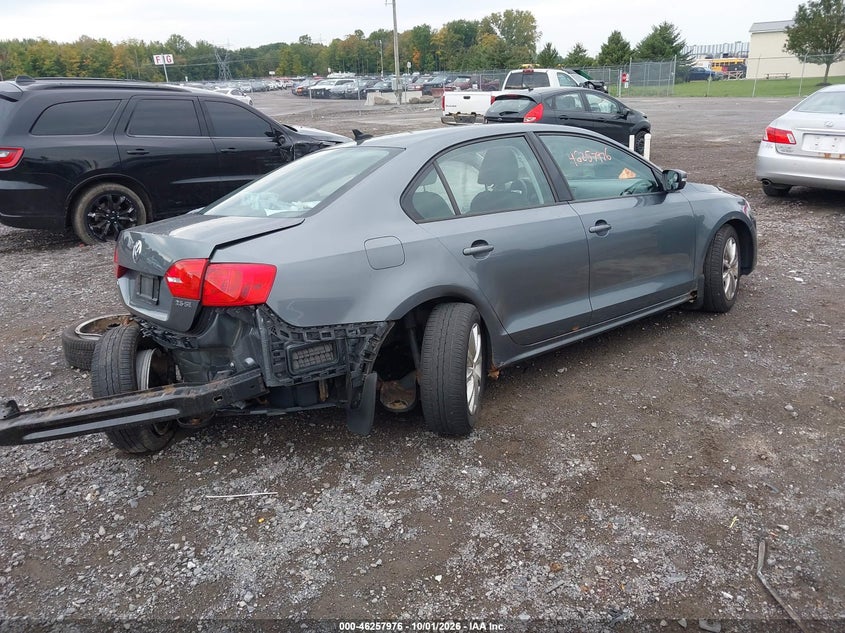 Vin: 3vwdp7aj5cm308521, lot: 46758045, volkswagen jetta 2.5l se 20124