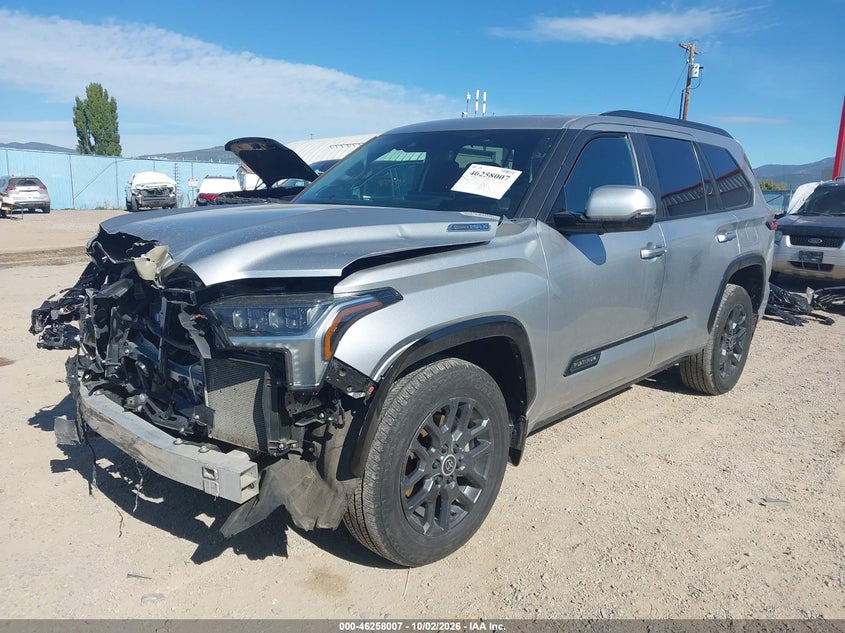 Vin: 7svaaaba2rx035503, lot: 46758076, toyota sequoia platinum 20242
