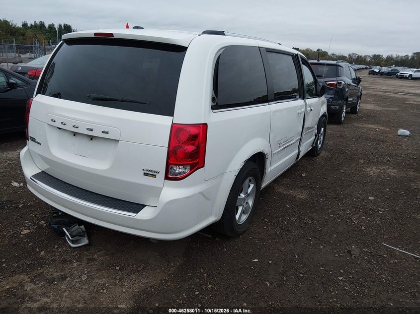 Vin: 2d4rn5dgxbr706806, lot: 46758080, dodge grand caravan crew 20114