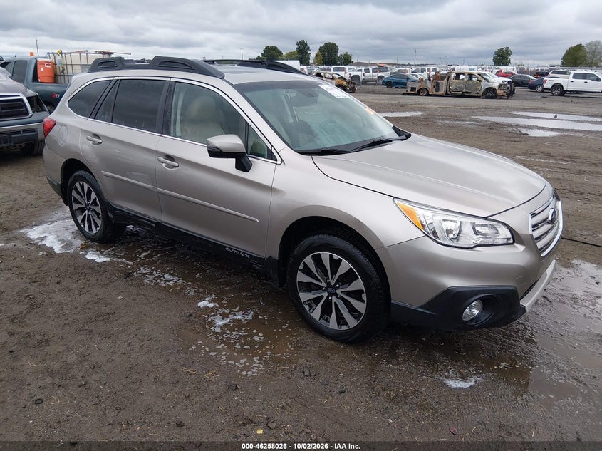 Vin: 4s4bsbnc6g3241955, lot: 46758095, subaru outback 2.5i limited 2016 img_1