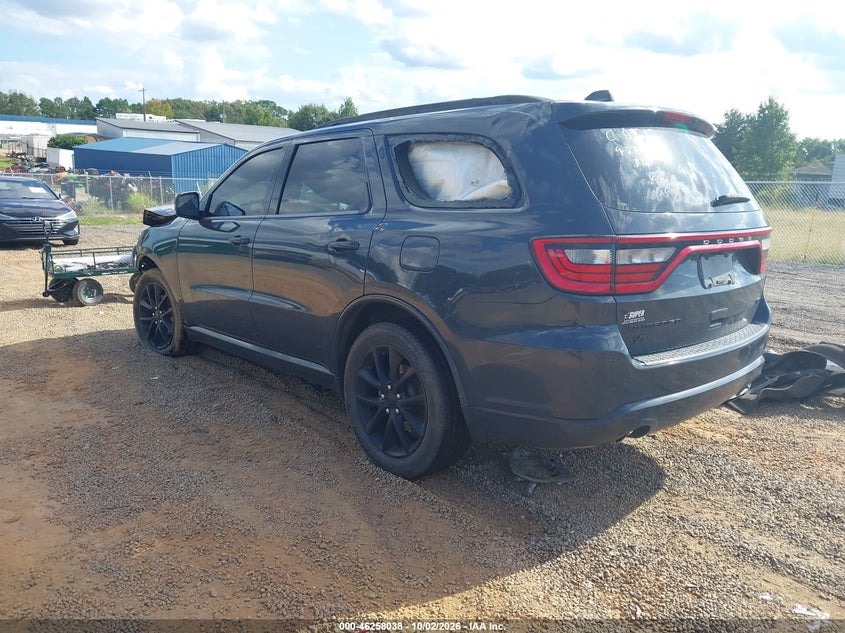 Vin: 1c4rdjdg2jc176654, lot: 46758107, dodge durango gt awd 20183