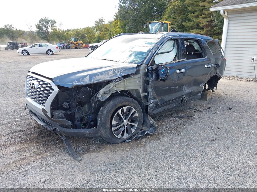 Vin: km8r2dhe5mu215960, lot: 46758149, hyundai palisade sel 20212