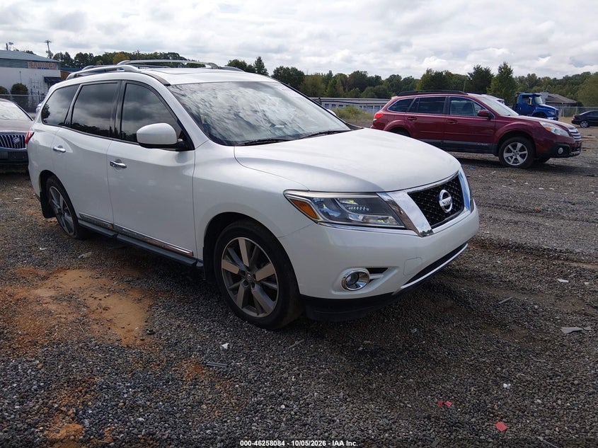 Vin: 5n1ar2mn2gc610322, lot: 46758153, nissan pathfinder platinum 20161