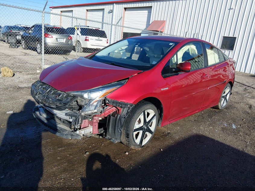 Vin: jtdkarfu1g3523654, lot: 46758165, toyota prius three touring 20162