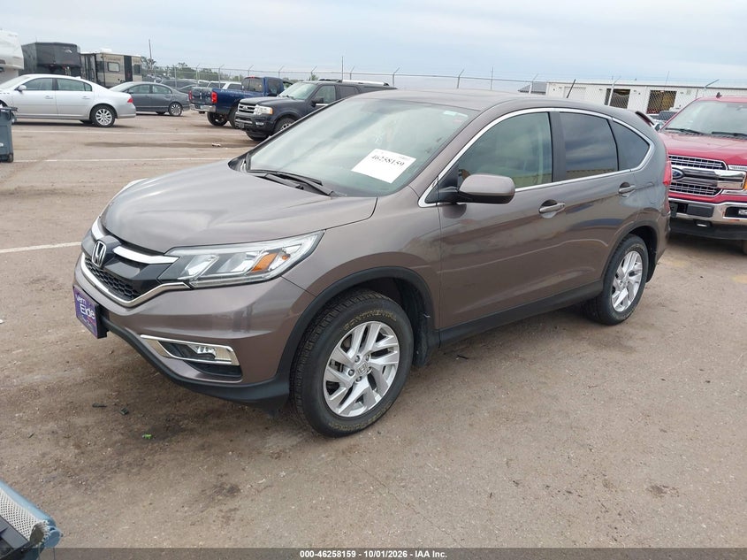 2015 Honda Cr-V Ex, Right Side, IAAI, VIN 2HKRM4H59FH698025 — photo 2