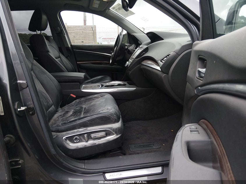 ACURA MDX 2019 VIN 5J8YD3H30KL009923