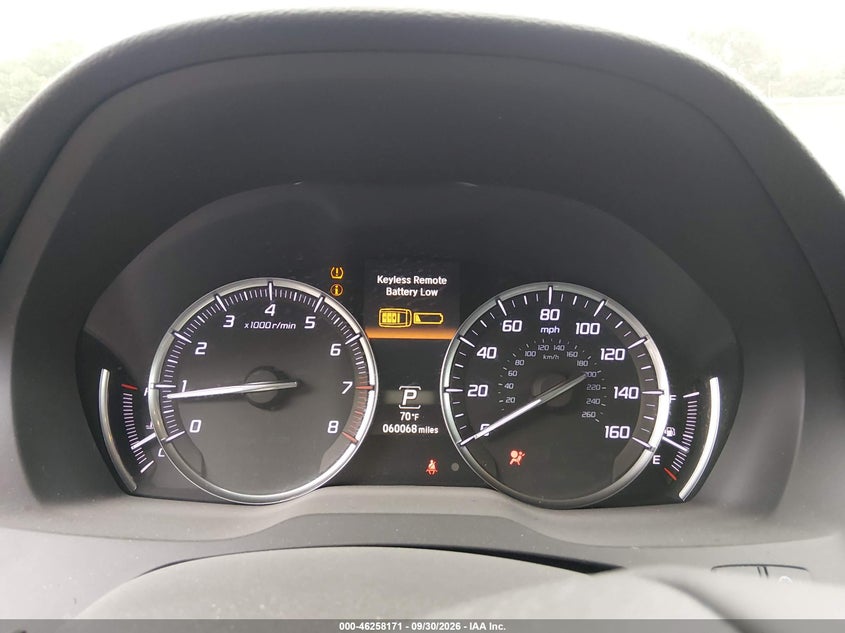 ACURA MDX 2019 VIN 5J8YD3H30KL009923