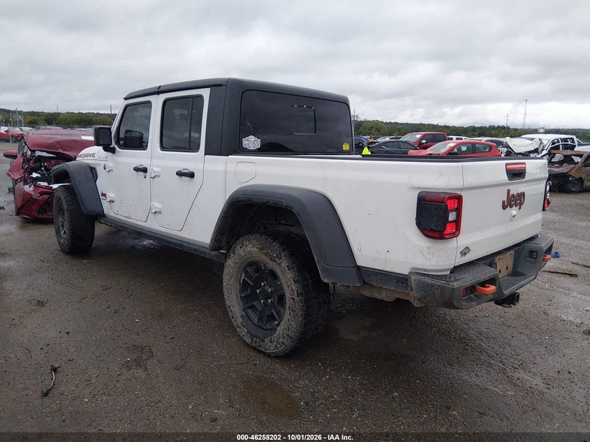 Vin: 1c6jjteg8ll203687, lot: 46758271, jeep gladiator mojave 4x4 20203