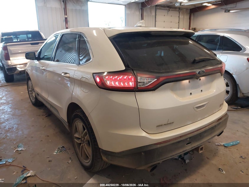 Vin: 2fmtk4j95fbb68943, lot: 46758298, ford edge sel 20153
