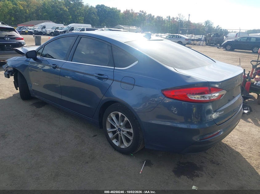 Vin: 3fa6p0lu3kr118704, lot: 46758315, ford fusion hybrid se 20193