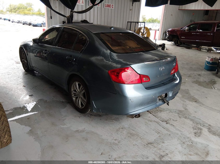 Vin: jn1cv6ap2am403147, lot: 46758354, infiniti g37 journey 20103