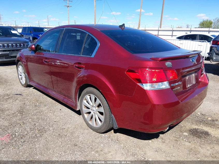 Vin: 4s3bmbj6xc3030072, lot: 46758355, subaru legacy 2.5i limited 20123