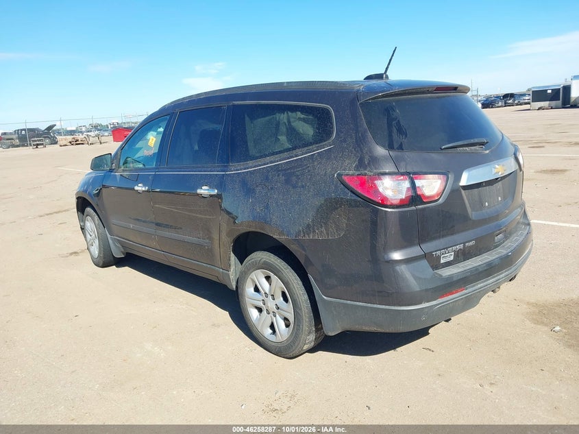 Vin: 1gnkvfed4hj267440, lot: 46758356, chevrolet traverse ls 20173