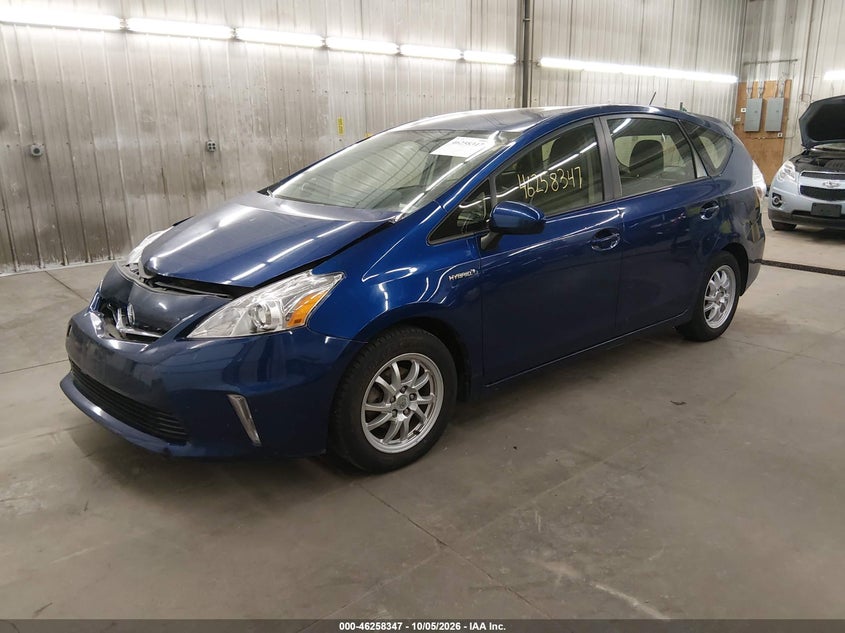 Vin: jtdzn3eu8c3143755, lot: 46758416, toyota prius v three 20122