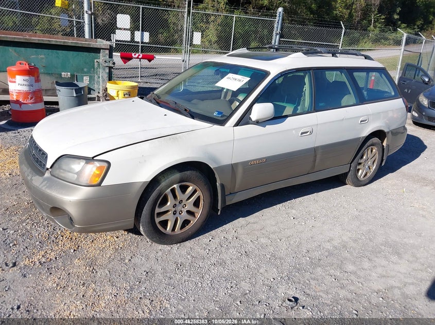 SUBARU OUTBACK 2001 VIN 4S3BH686617603007