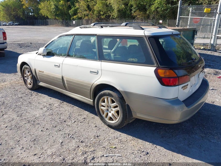 SUBARU OUTBACK 2001 VIN 4S3BH686617603007