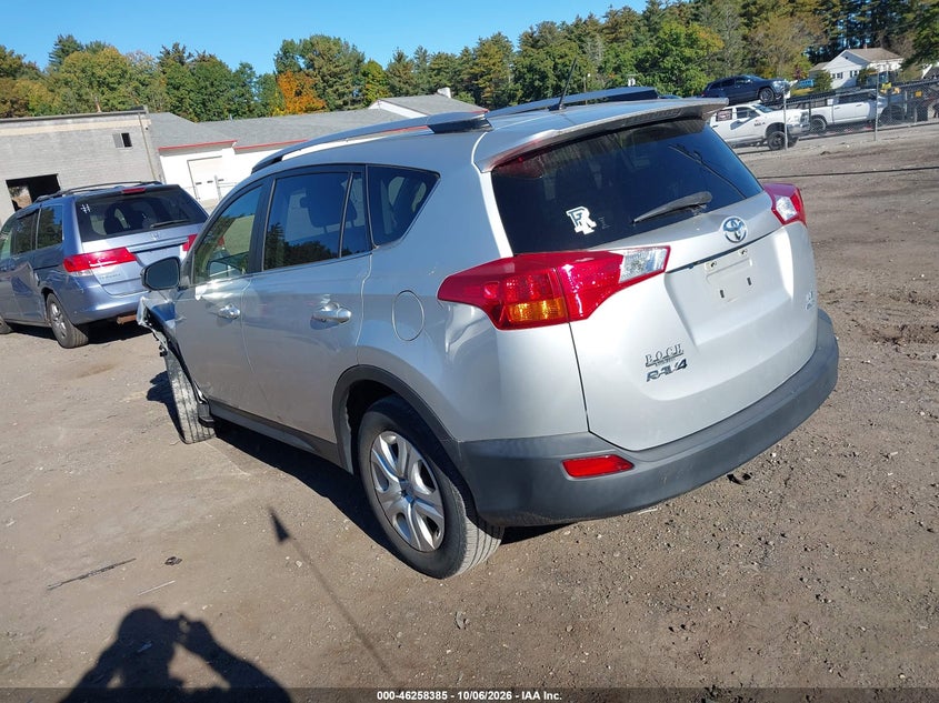 Vin: jtmbfrevxfj039245, lot: 46758454, toyota rav4 le 20153