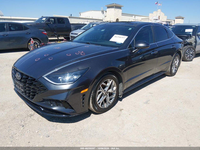 Vin: 5npef4ja8lh058075, lot: 46758466, hyundai sonata sel 20202