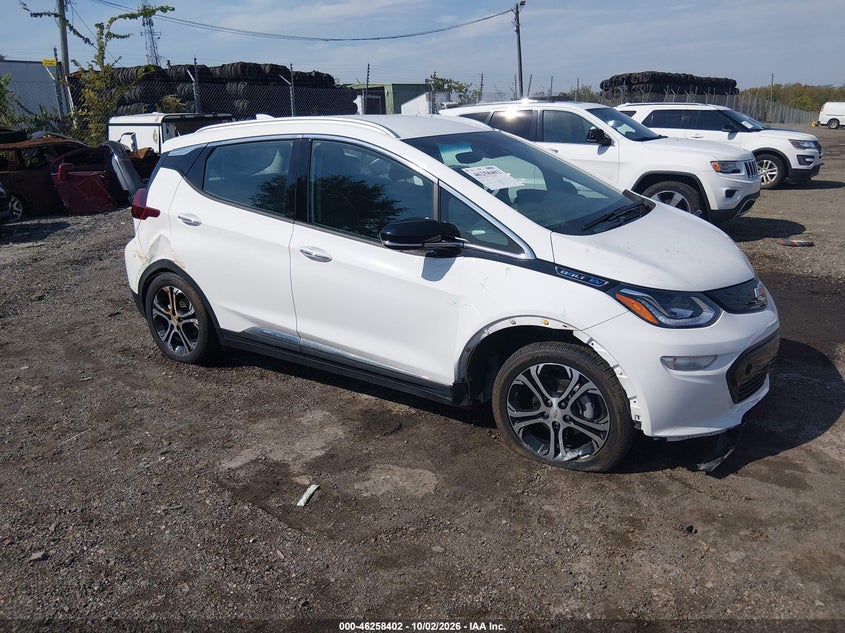 Vin: 1g1fz6s0xl4110317, lot: 46758471, chevrolet bolt ev fwd premier 20201