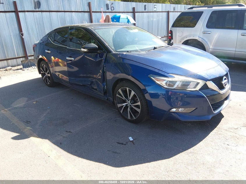 Vin: 1n4aa6ap1jc389091, lot: 46758478, nissan maxima 3.5 sv 20181