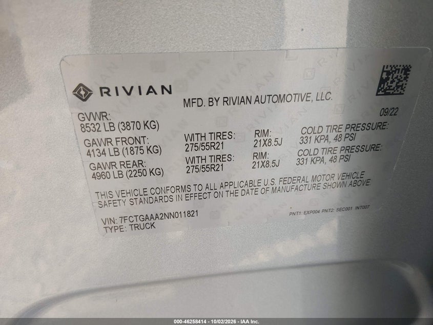 2022 RIVIAN R1T ADVENTURE · Фото 9